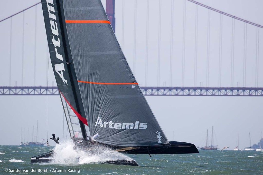 Super Sunday, fleet race. August 25th, 2012, AC45 World Series San Francisco. photo copyright Sander van der Borch / Artemis Racing http://www.sandervanderborch.com taken at  and featuring the  class