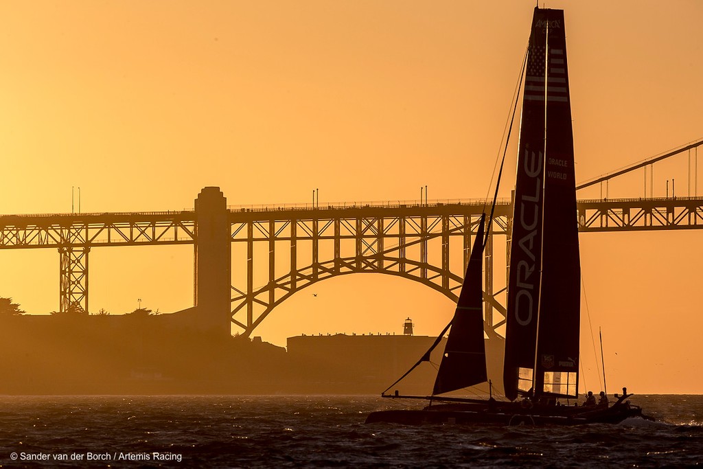 Saturday October 6th. AC45 World Series San Francisco (Oct. 2-7). © Sander van der Borch / Artemis Racing http://www.sandervanderborch.com