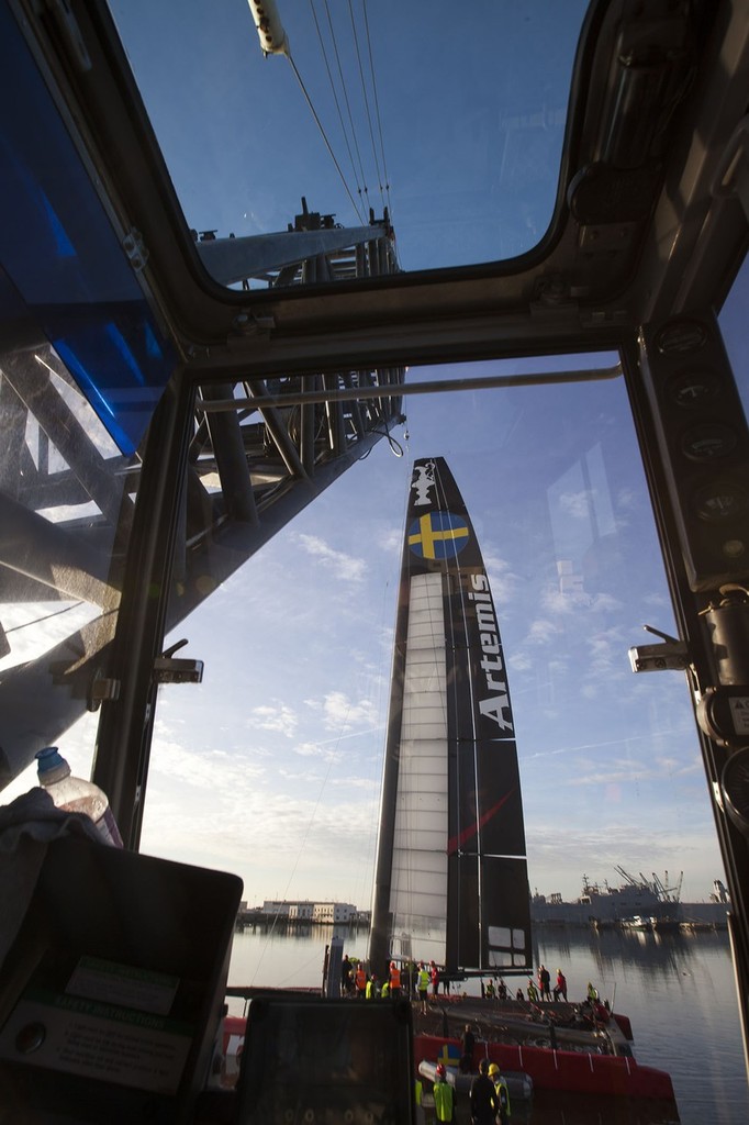 Artemis Racing AC72 Launch, 3 November 2012, Alameda, USA © Sander van der Borch / Artemis Racing http://www.sandervanderborch.com