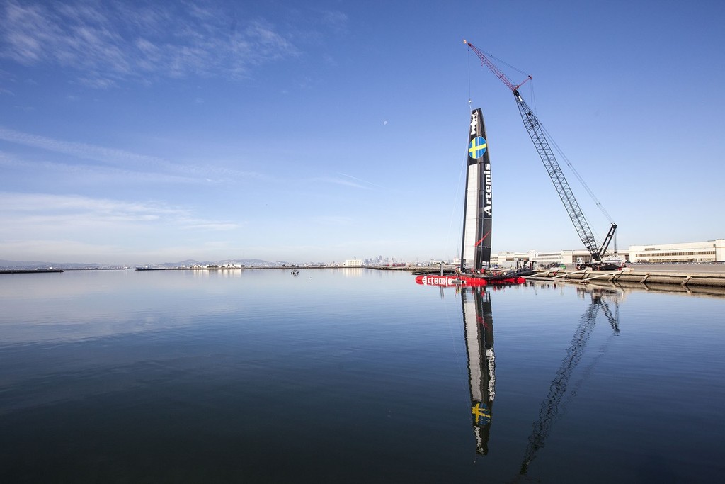 Artemis Racing AC72 Launch, 3 November 2012, Alameda, USA photo copyright Sander van der Borch / Artemis Racing http://www.sandervanderborch.com taken at  and featuring the  class