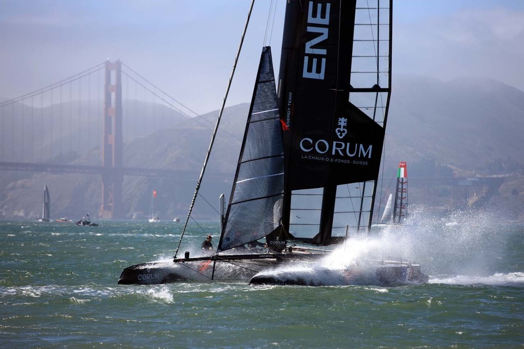 24/08/2012,San Francisco(USA,CA), 34th America's Cup, America's Cup World Series San Francisco 2012 August, Race Day 3 photo copyright ACEA - Photo Gilles Martin-Raget http://photo.americascup.com/ taken at  and featuring the  class