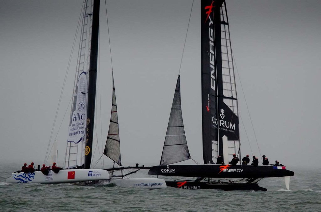 Energy Team a San Francisco - Jour 1 - 2012 America’s Cup World Series © Stéphanie Billarant / Energy team