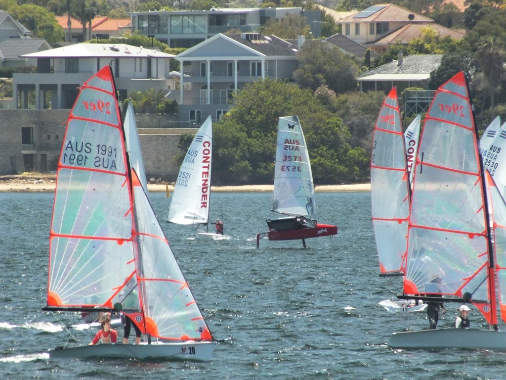 Boats everywhere! - International Classes Regatta © Jeff Spence