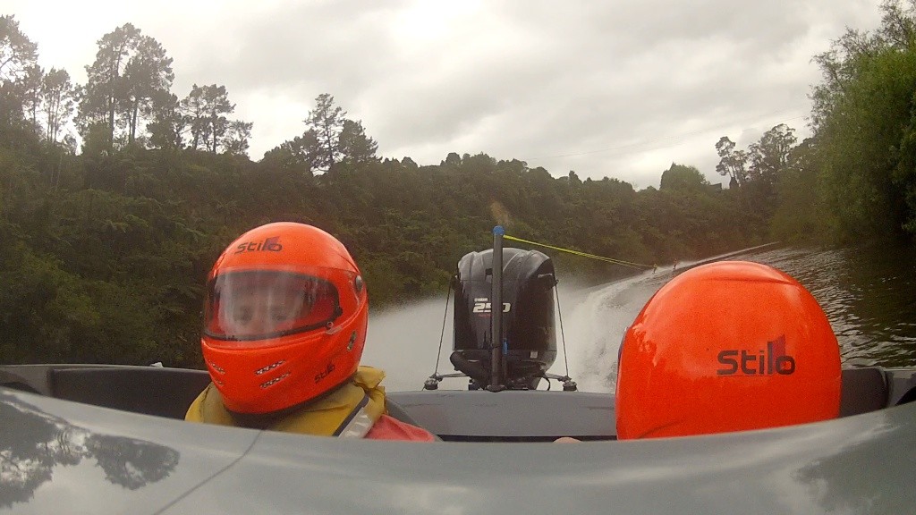 Team Smok'in on the Waikato River - Yamaha Rollo's Bridge to Bridge WaterSki Classic photo copyright Greg Fenwick taken at  and featuring the  class