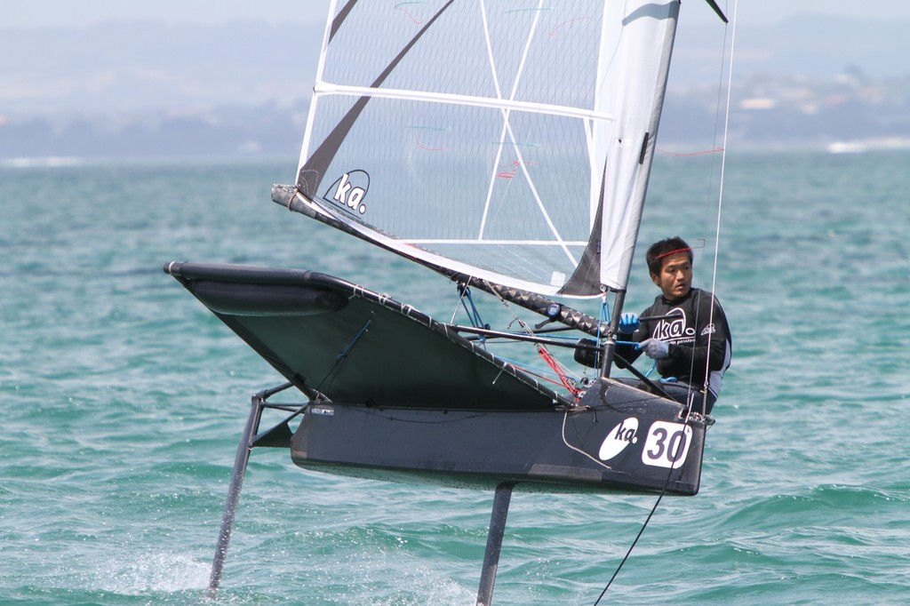 Kohie Kajimoto - KA Sail Victorian Moth Grand Prix Series © Russell Bates