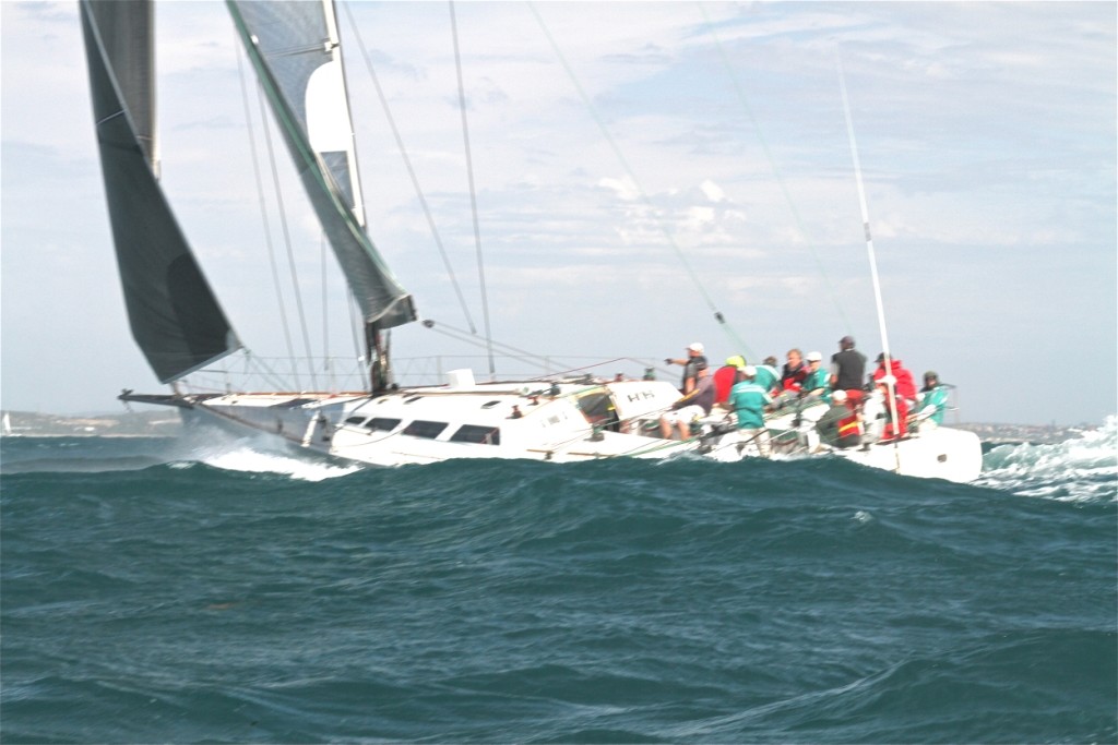 Brisk Walk – Walk on the Wild Side stretched her legs to take Line Honours in Division One. photo copyright Bernie Kaaks taken at  and featuring the  class