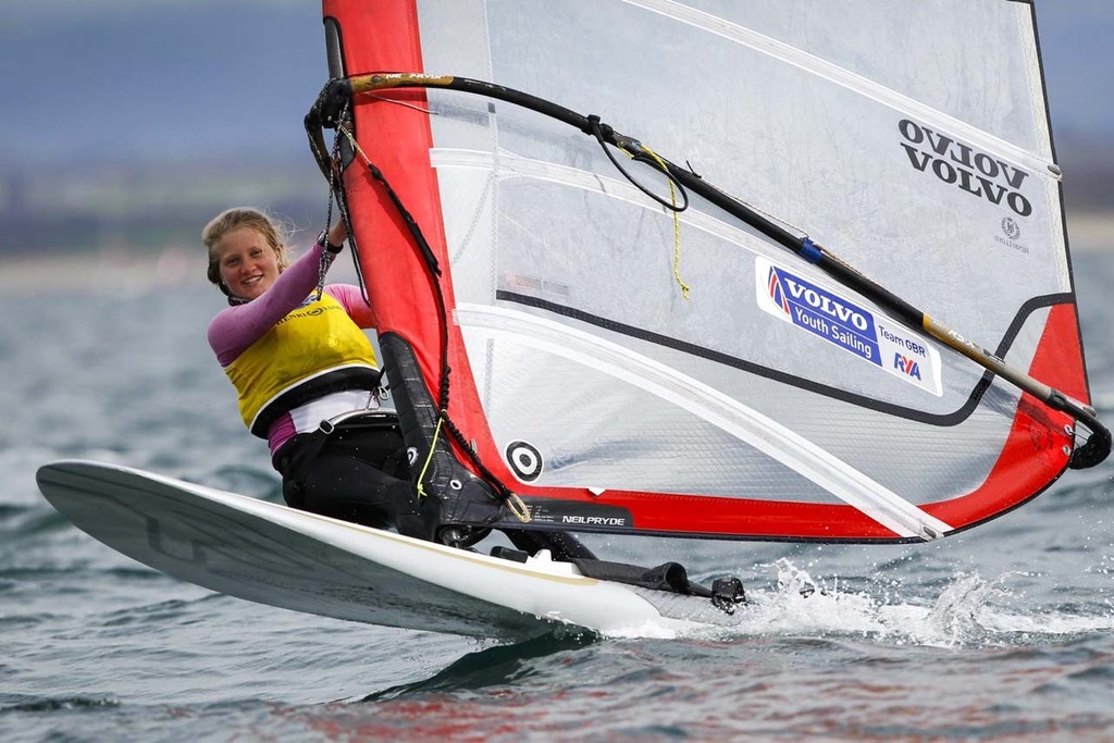 <b>Image of the Day </b> Saskia Sills,RSX,GBR 956 - 2012 RS:X Youth World Windsurfing Championships &copy;  Paul Wyeth / RYA http://www.rya.org.uk