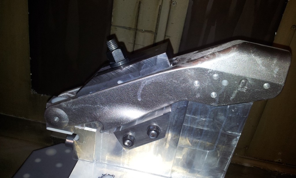 Nacra 17 Rudder upper-casting in CNC-milling machine photo copyright Ferdinand van West taken at  and featuring the  class