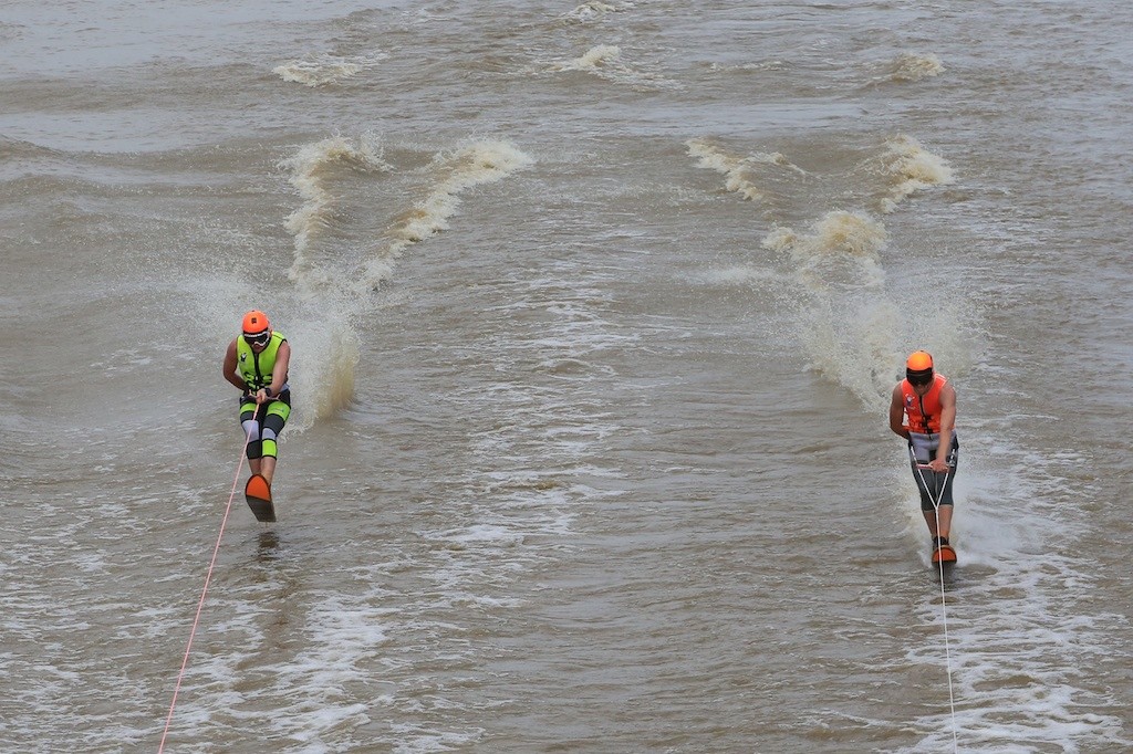 Kane Carter and Daniel Tuffin. - Yamaha Rollo’s Bridge to Bridge WaterSki Classic © Greg Fenwick