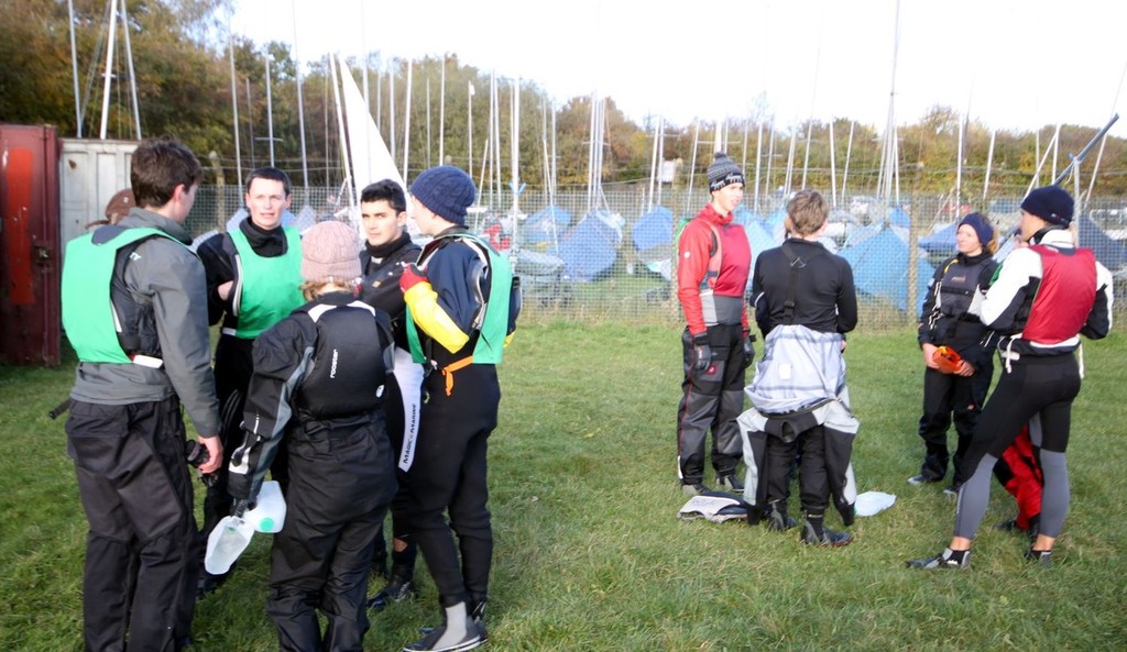 Cambridge University teams de-brief after every race! © Chris Beck