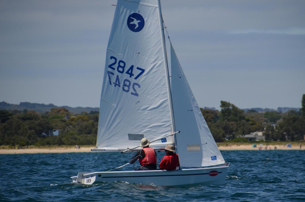 Alan and Nathan Riley - 2012 Pacer Nationals photo copyright  Rhenny Fermor http://sailingshots.com.au/ taken at  and featuring the  class