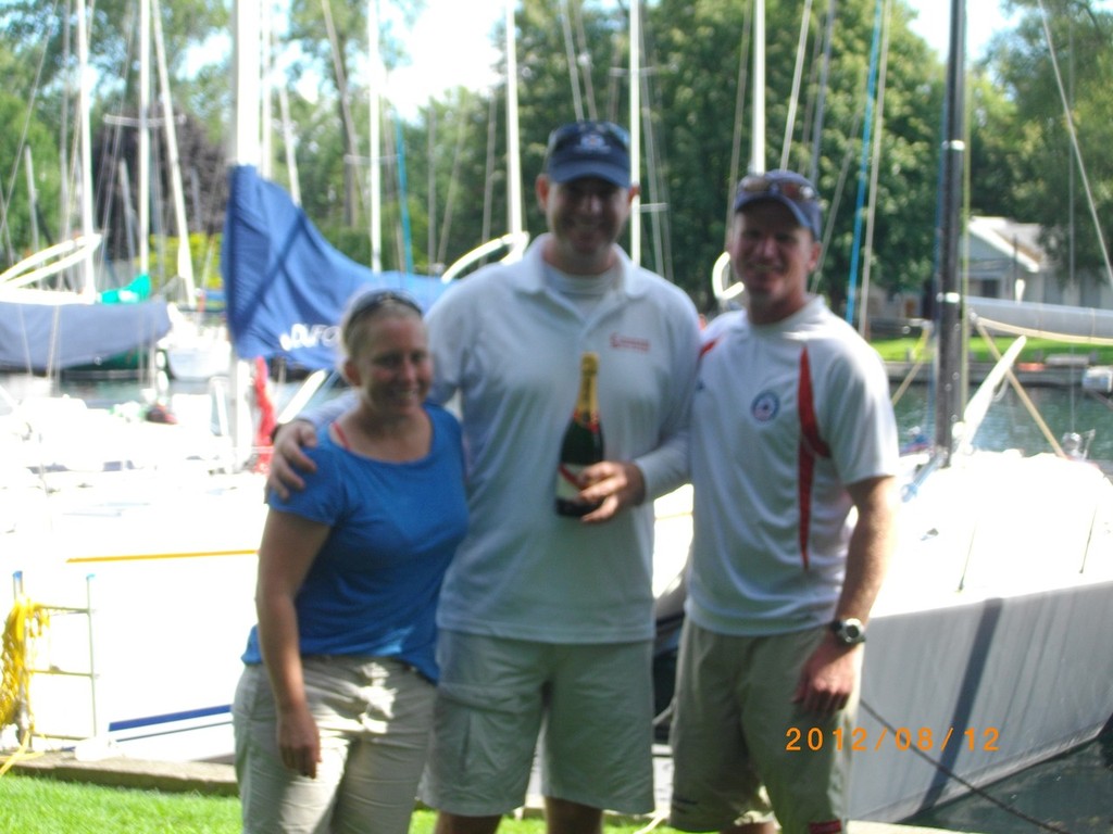Team Wickwire - 2nd place - RCYC/RNSYS - 2012 York Cup photo copyright Katie Nicoll taken at  and featuring the  class