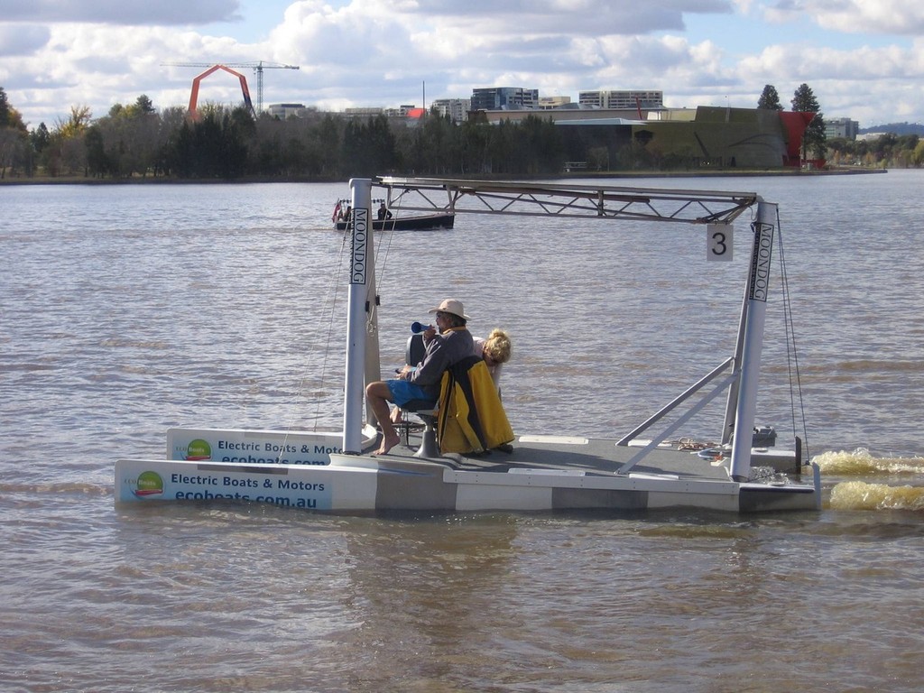 Moondog the solar cat - Eco Boat Show, Bayview photo copyright Dick Clarke taken at  and featuring the  class