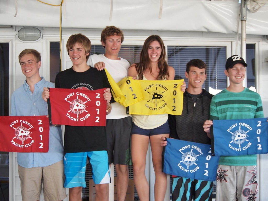 1st in double handed 420 goes to Port Credit Yacht Club - 54th Annual Steerers' Regatta at PCYC photo copyright Greg Nicoll taken at  and featuring the  class