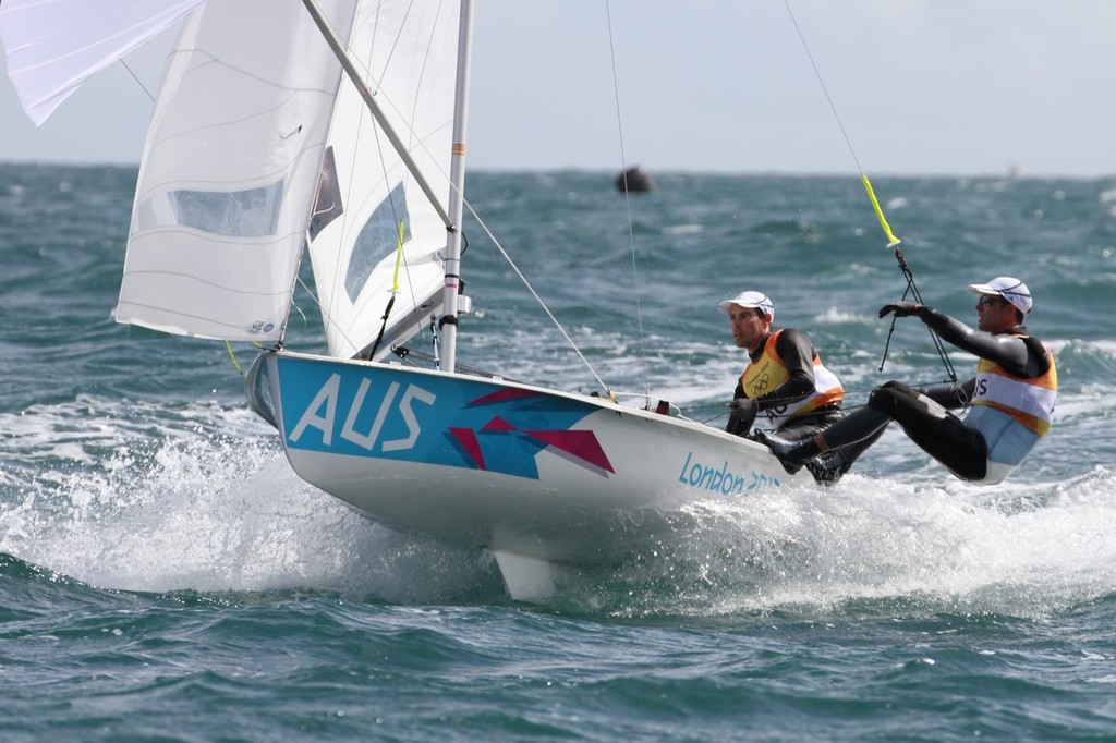 Australia secure another race win - Day 9 2012 Olympic Regatta, Weymouth © Richard Gladwell www.photosport.co.nz