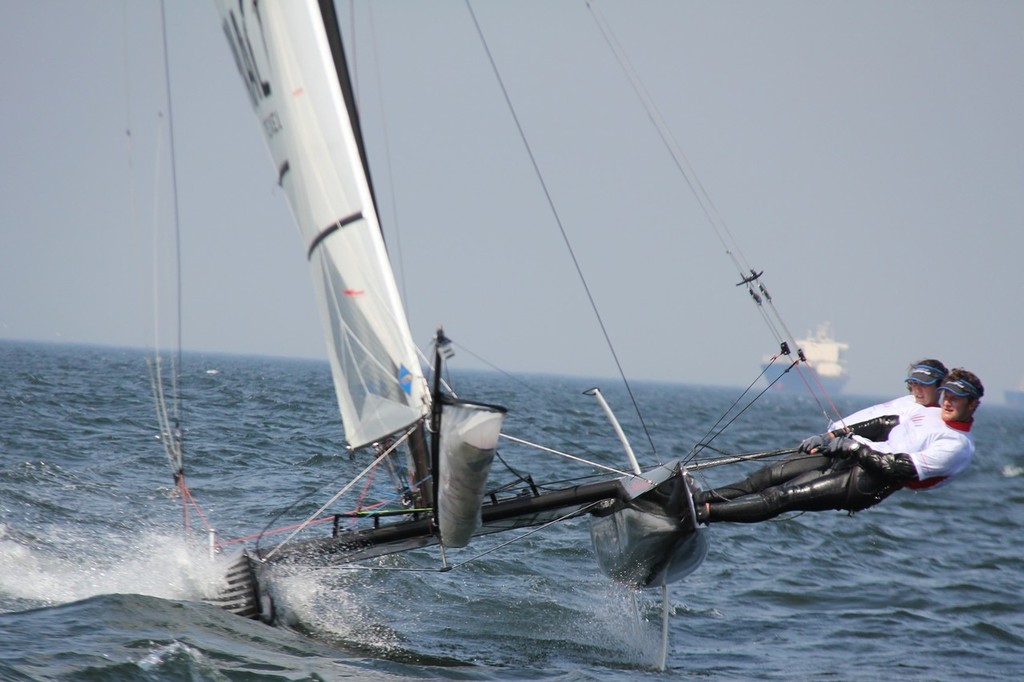 Nacra 17 testing at Nacra HQ in Scheveningen © Ferdinand van West