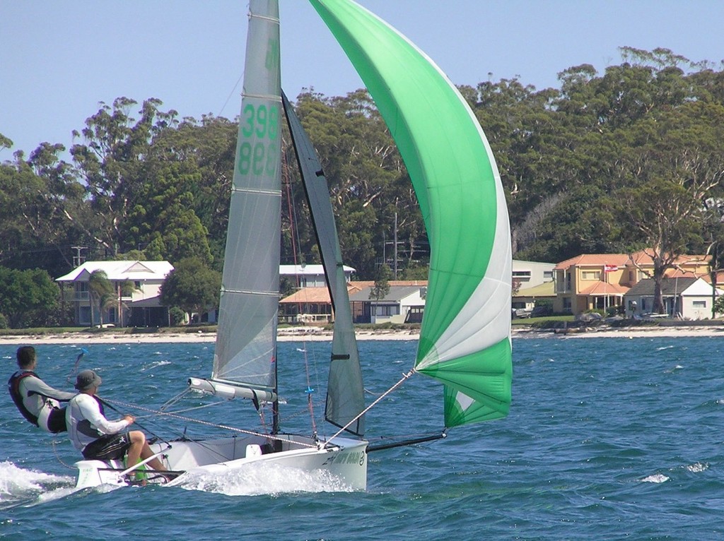 Richard and Jeremy Dodds sailing 'Thats Gold' - MG14 National Titles photo copyright Rohan Nosworthy taken at  and featuring the  class