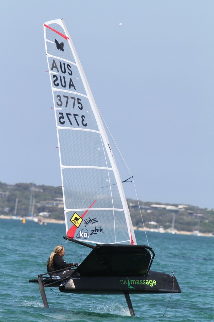 Sam England - KA Sail Victorian Moth Grand Prix Series photo copyright Russell Bates taken at  and featuring the  class