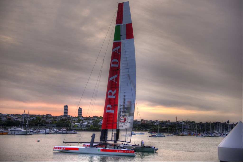 Luna Rossa November 19, 2012 Westhaven - Luna Rossa, November 19, 2012 Westhaven photo copyright Sail-World.com/NZ  taken at  and featuring the  class