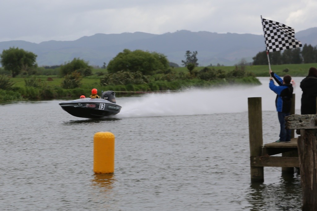 Smok'in winning F2 Class in the Paeroa Twin Rivers - Yamaha Rollo's Bridge to Bridge WaterSki Classic photo copyright Greg Fenwick taken at  and featuring the  class