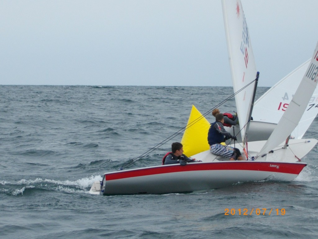 Craziness at the leeward mark - 54th Annual Steerers' Regatta at PCYC photo copyright Petra Fischer taken at  and featuring the  class