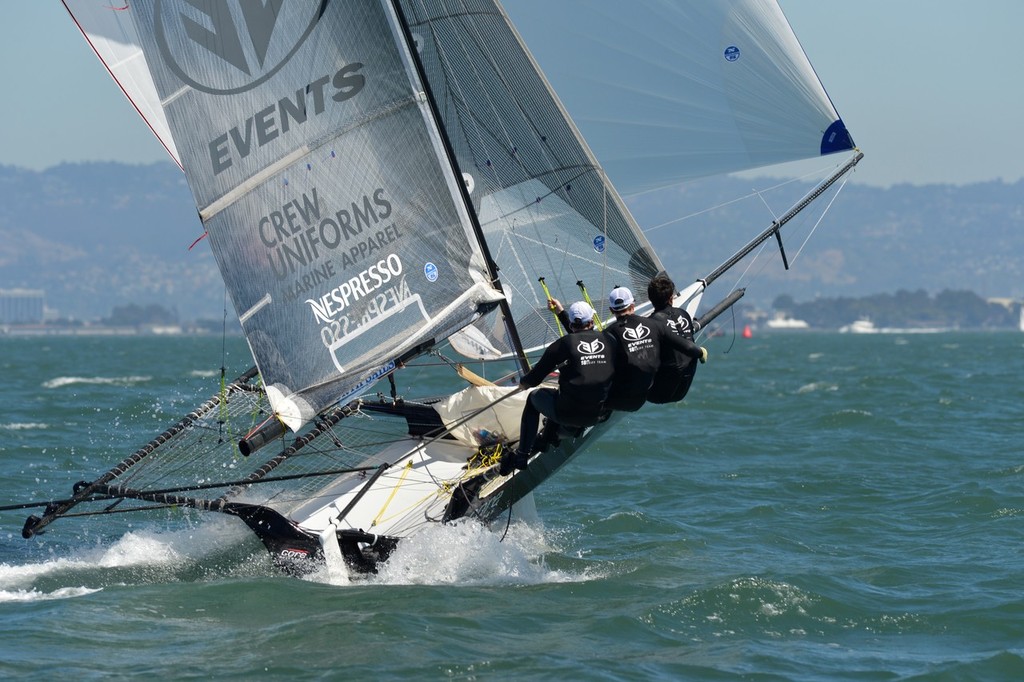 Events Clothing in San Francisco, they were the third placed New Zealand boat in the Nespresso series © Christophe Favreau http://christophefavreau.photoshelter.com/