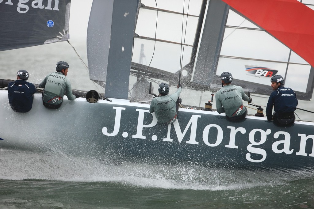  Ben Ainslie Racing - San Francisco(USA,CA), 34th America&rsquo;s Cup, America&rsquo;s Cup World Series San Francisco 2012 October, Match Racing Qualifiers photo copyright ACEA - Photo Gilles Martin-Raget http://photo.americascup.com/ taken at  and featuring the  class