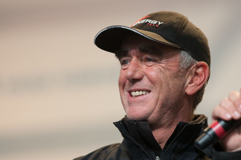 Loick Peyron at the America’s Cup World Series San Francisco 2012 October event photo copyright ACEA - Photo Gilles Martin-Raget http://photo.americascup.com/ taken at  and featuring the  class