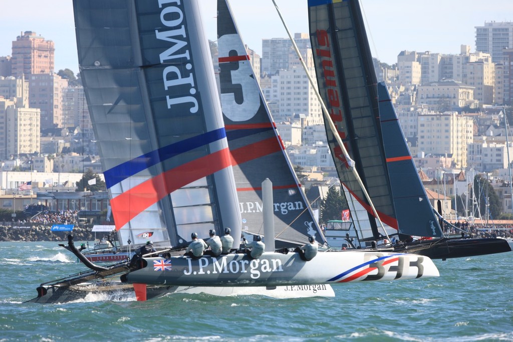 Team Korea - America’s Cup World Series San Francisco 2012 October, Final Race Day © ACEA - Photo Gilles Martin-Raget http://photo.americascup.com/