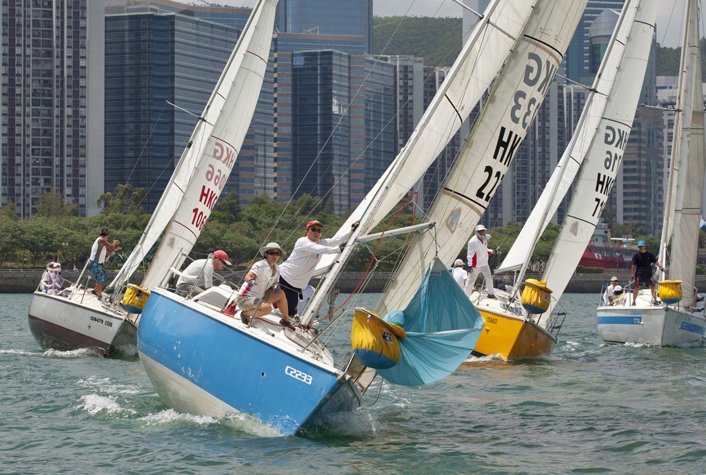 RHKYC Autumn Regatta 2012 - races 2 and 3 - Impalas en masse ©  RHKYC/Guy Nowell http://www.guynowell.com/