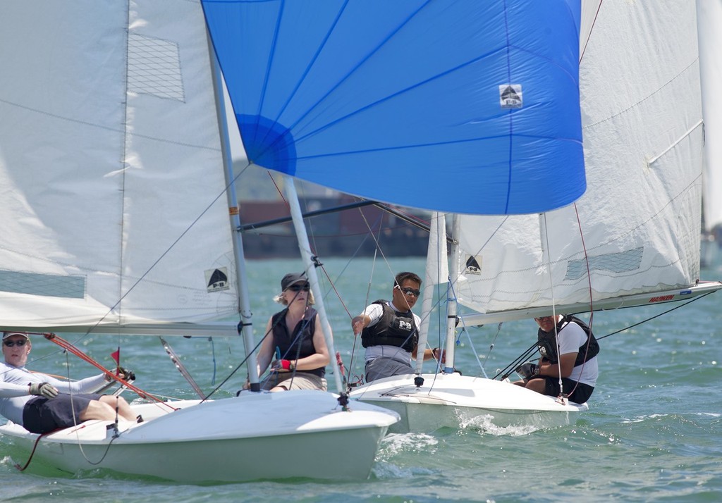 RHKYC Autumn Regatta 2012 - races 2 and 3 - Flying 15s enjoying the sunshine and breeze ©  RHKYC/Guy Nowell http://www.guynowell.com/