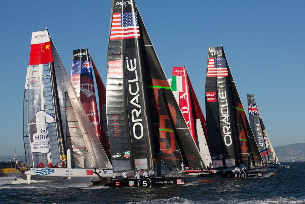 Strat of America&rsquo;s Cup World Series - San Francisco, Day 4 photo copyright ACEA - Photo Gilles Martin-Raget http://photo.americascup.com/ taken at  and featuring the  class