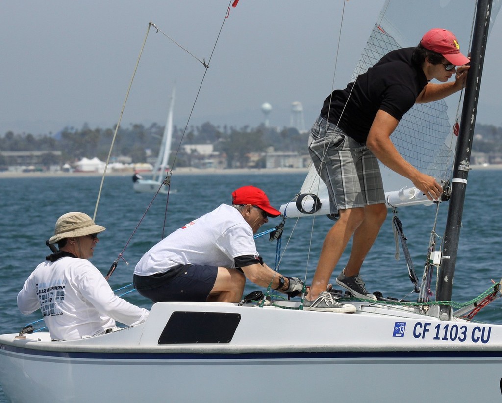 Dennis Palmieri (center) took first place in the Consolation Series in the 51st Cal 20 Class Championship - Cal 20 Class Championship 2012 © Rick Roberts 