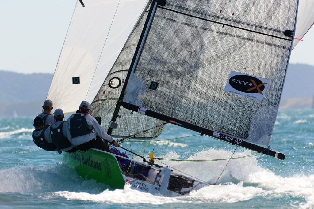 Cam Rae - Monkey Business (Sports Boats). Telcoinabox Airlie Beach Race Week 2012 photo copyright Telcoinabox Airlie Beach Race Week taken at  and featuring the  class