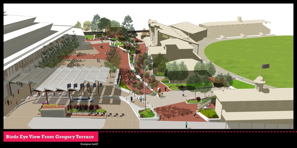 Ekka Plaza Birds Eye Text High Res.jpg photo copyright Marine Queensland http://www.marineqld.com.au taken at  and featuring the  class