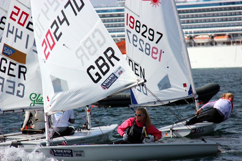 Ellie Cumpsty Laser Radial - EUROSAF Youth Sailing European Championship 2012 photo copyright RYA http://www.rya.org.uk taken at  and featuring the  class