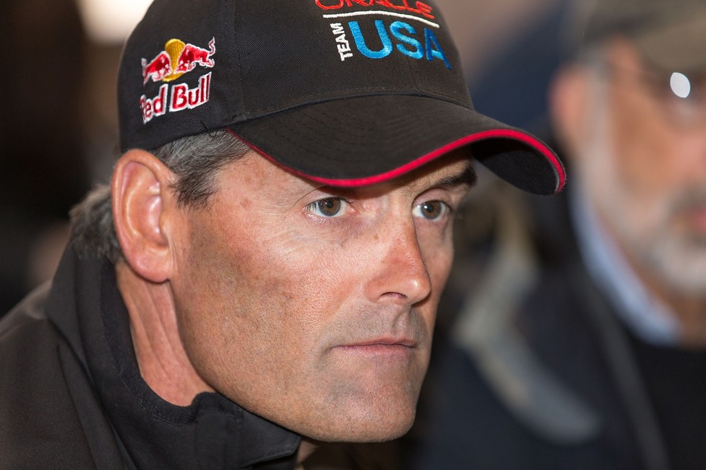 Russell Coutts at today&rsquo;s Skippers presentation to the media photo copyright ACEA - Photo Gilles Martin-Raget http://photo.americascup.com/ taken at  and featuring the  class