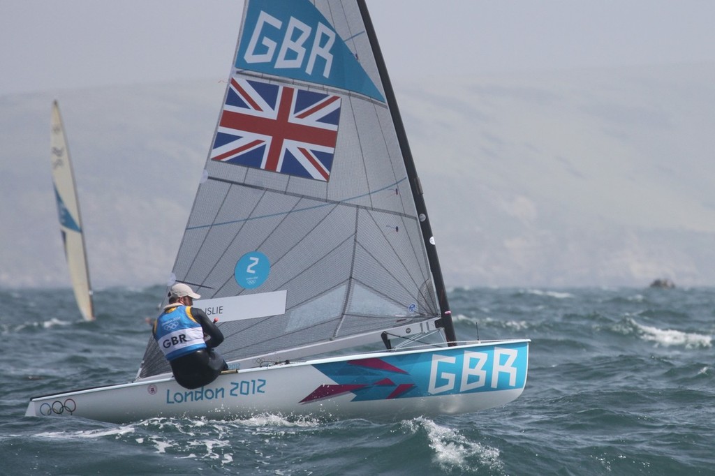 August 1, 2012 - Weymouth, England - Finn - Ben Ainslie © Richard Gladwell www.photosport.co.nz