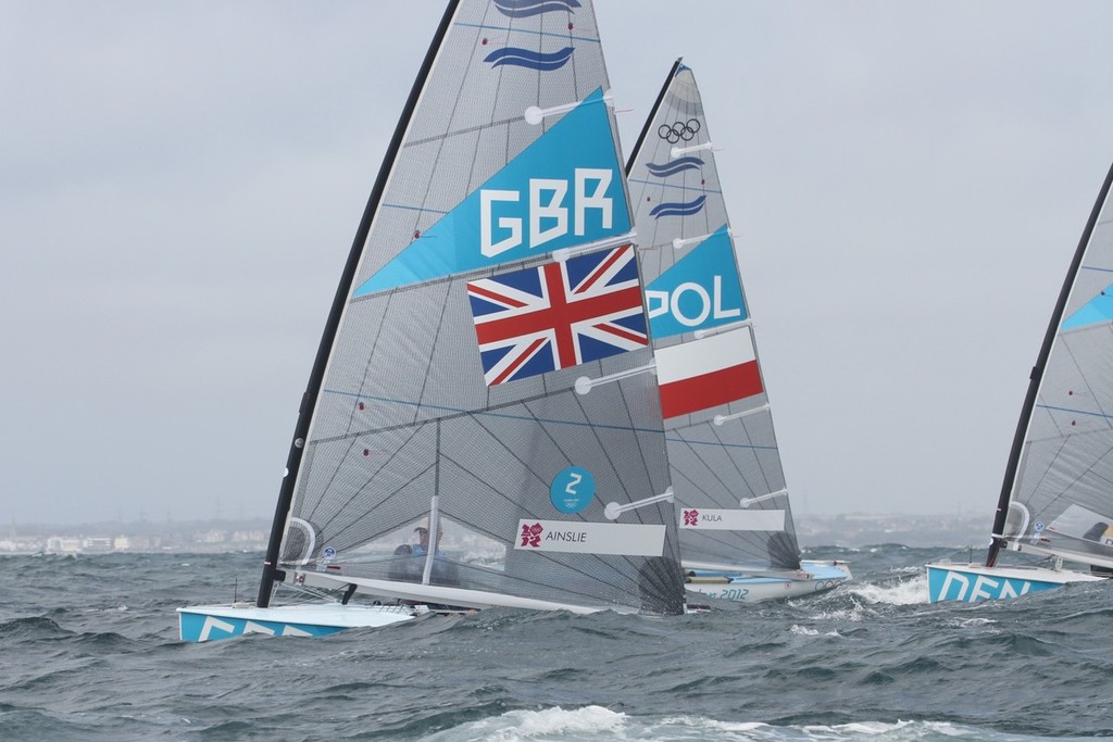 August 1, 2012 - Weymouth, England - 49er Bermuda -1 © Richard Gladwell www.photosport.co.nz