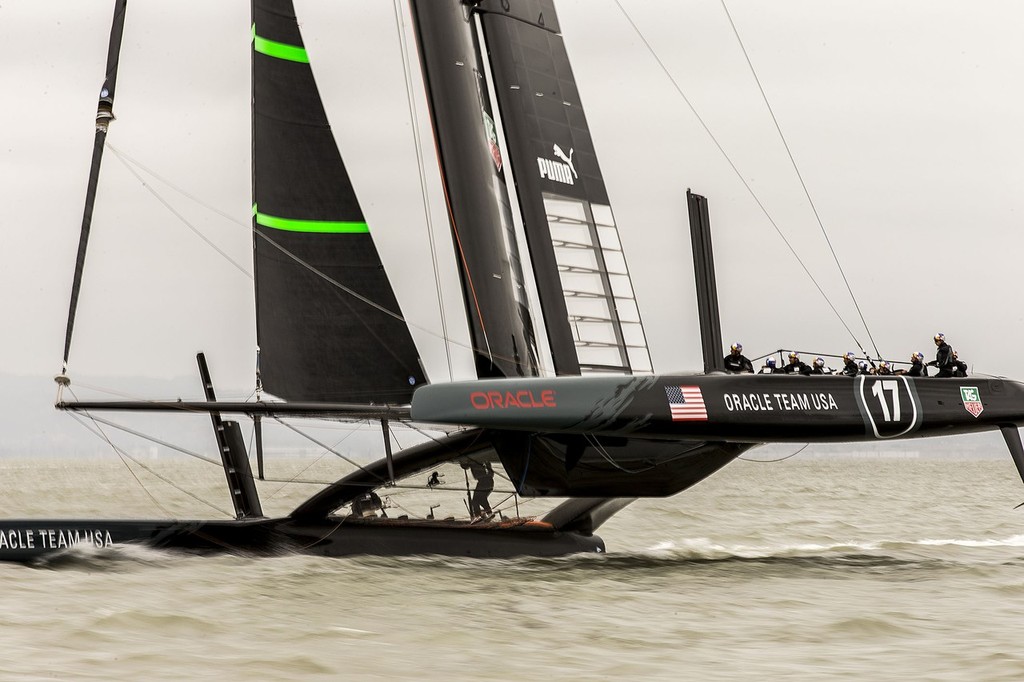 AC72 First Sail / ORACLE TEAM USA / San Francisco (USA) / 31-08-2012 © Guilain Grenier Oracle Team USA http://www.oracleteamusamedia.com/
