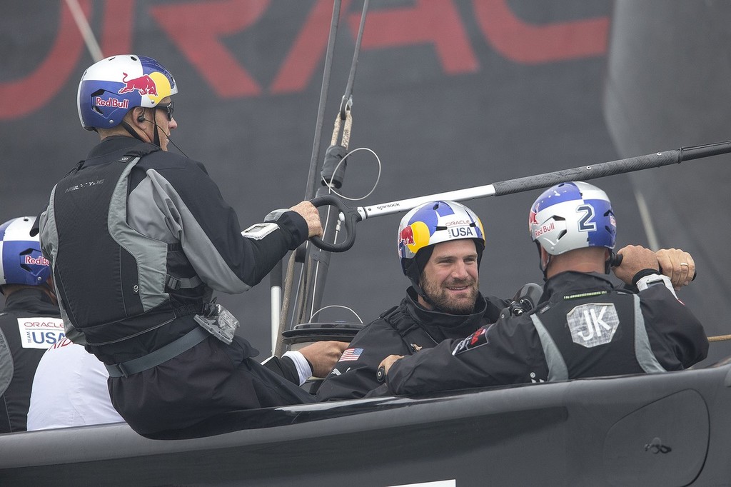 Oracle Team USA’s AC72 - Day 3 of sailing in San Francisco © Guilain Grenier Oracle Team USA http://www.oracleteamusamedia.com/