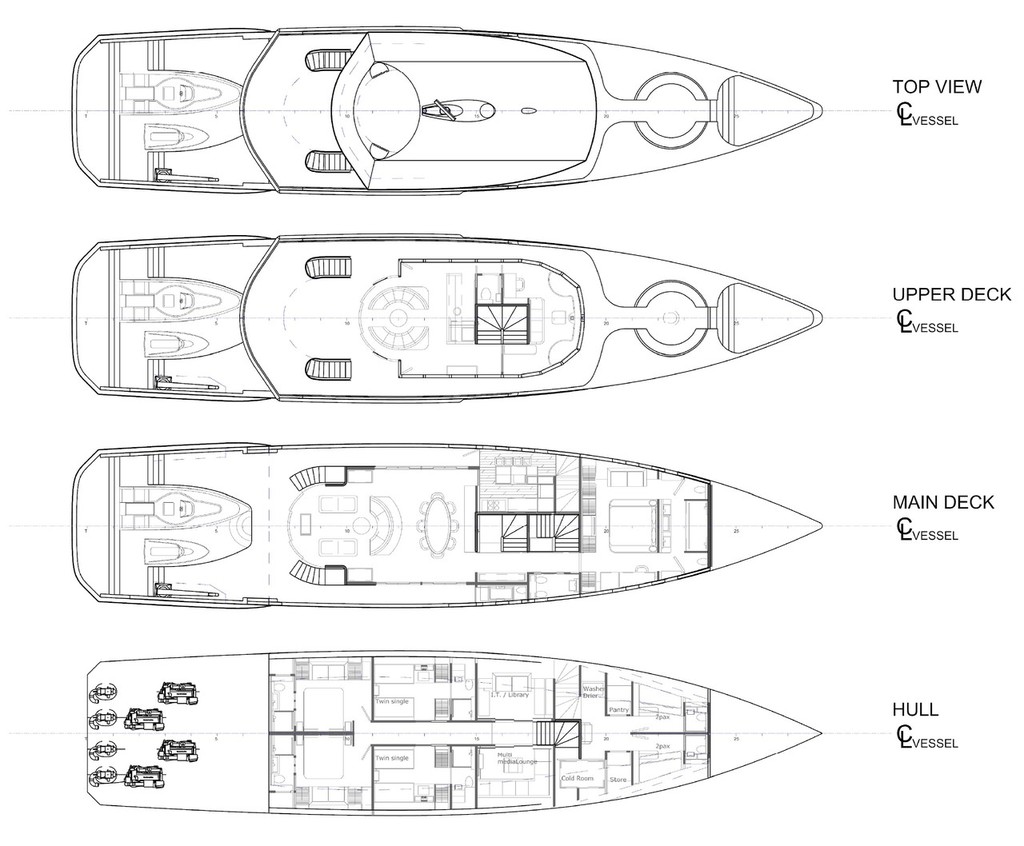 Gmotion 34 Deck Plans - Gmotion Yachts global launch © Stuart Friezer