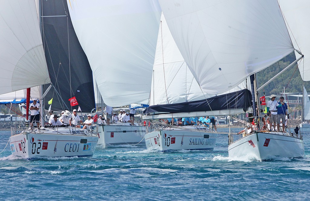 Sunsail fleet - Audi Hamilton Island Race Week 2012 photo copyright Crosbie Lorimer http://www.crosbielorimer.com taken at  and featuring the  class