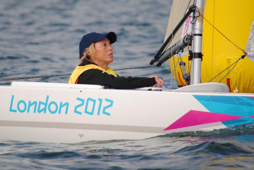 Helen Lucas (GBR) on Day 4 of the 2012 Paralympics at Portland photo copyright David Staley - IFDS  taken at  and featuring the  class