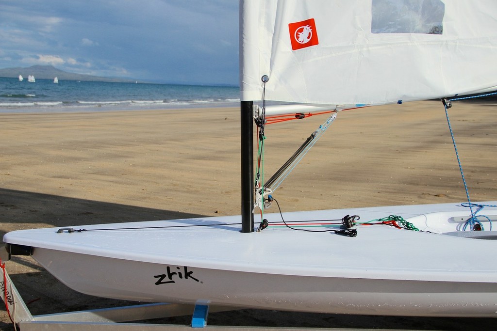 The composite Laser compatible top section and full spars are is aimed at the Club and recreational sailor © Richard Gladwell www.photosport.co.nz