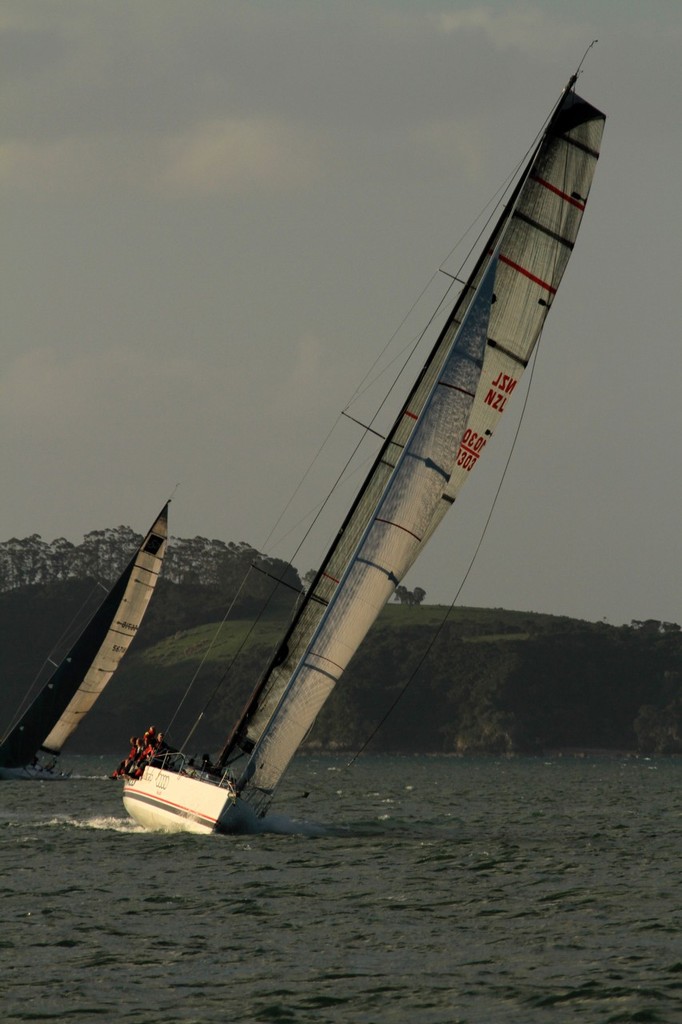 Wired finishes the 2012 Coastal Classic in Russell photo copyright Steve Western www.kingfishercharters.co.nz taken at  and featuring the  class