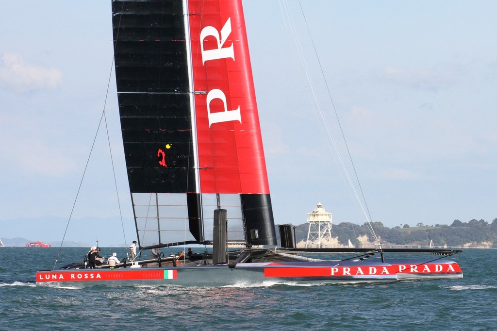 America&rsquo;s Cup - Luna Rossa Challenge November 9, 2012 photo copyright Richard Gladwell www.photosport.co.nz taken at  and featuring the  class