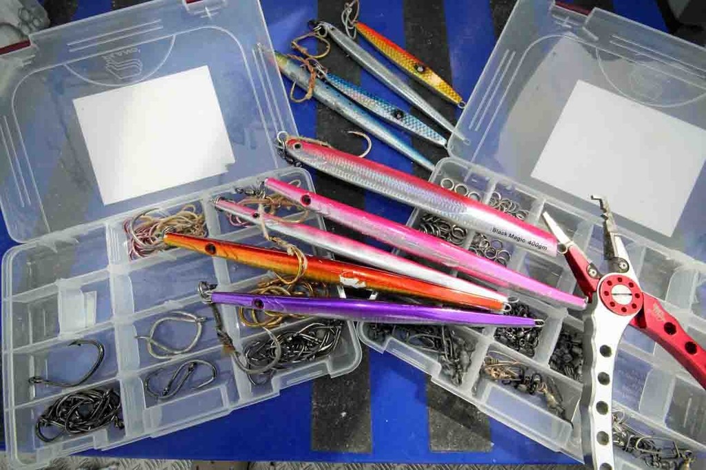 A good selection of jigs and terminal tackle is imperative for this style of fishing. © Jarrod Day