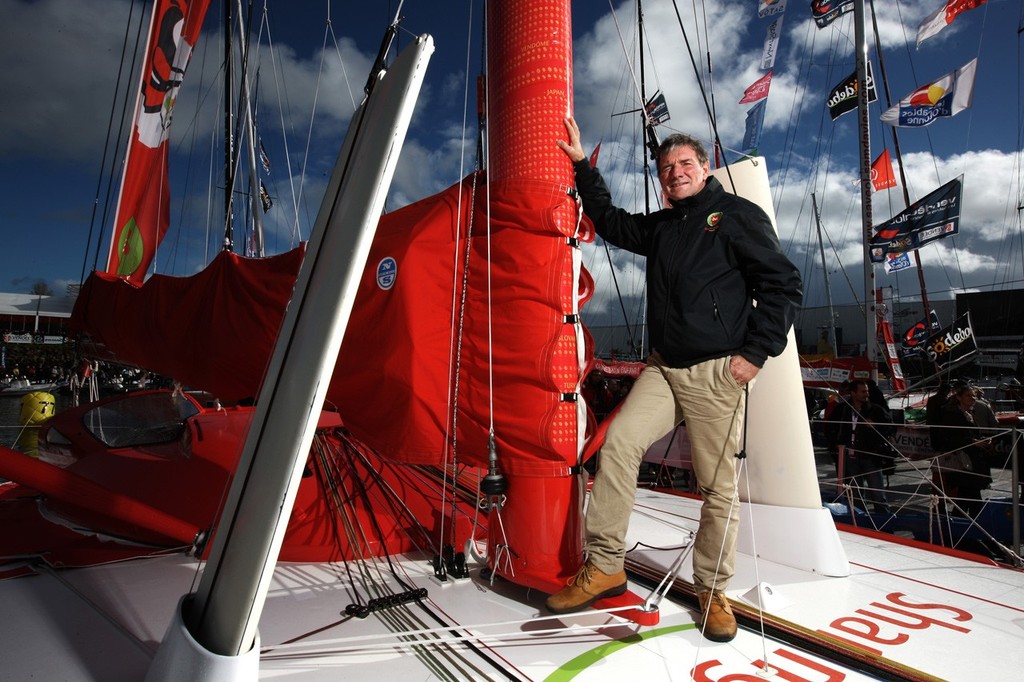 SAILING - PRE VG 2012-2103 - LES SABLES D'OLONNE (FRA) - 03/11/2012 - PHOTO JEAN MARIE LIOT / DPPI / VENDEE GLOBE - KITO DE PAVANT (FRA) / GROUPE BEL - ONBOARD - PORTRAIT - photo copyright Jean-Marie Liot / DPPI / Vendée Globe http://www.vendeeglobe.org taken at  and featuring the  class