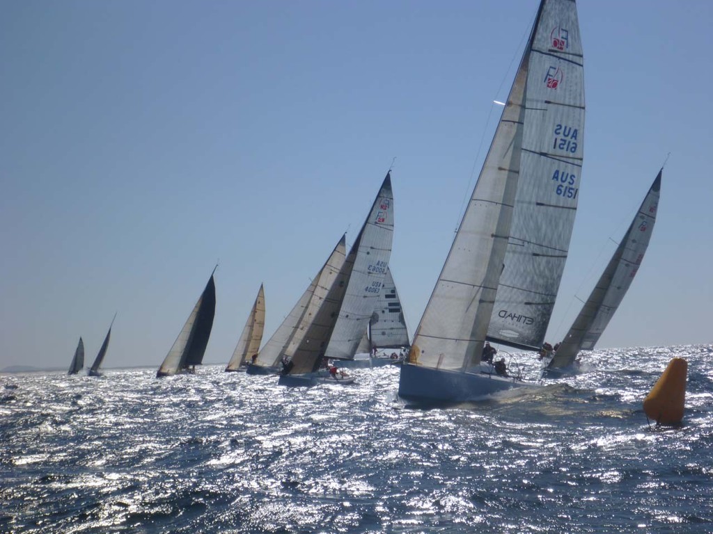 Ken Mastrop, windy start on day 1 - Forgacs Defence Inner Spring Regatta 2012 photo copyright  NCYC http://www.ncyc.net.au/ taken at  and featuring the  class